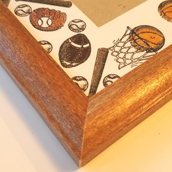 Two 8x10 Wooden Frames, Kids' Sports Format fits 5x7 picture - Picture 9 of 10